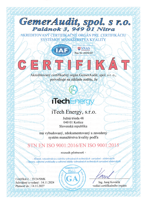 certifikat iso9001
